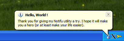 On Windows XP